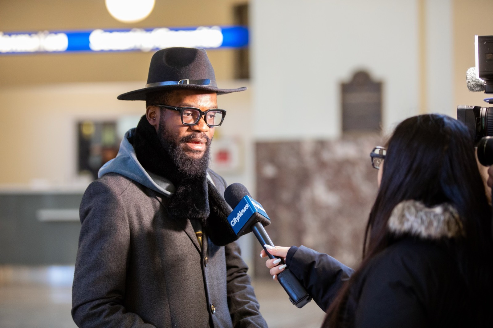 JRD Kwilu with news media